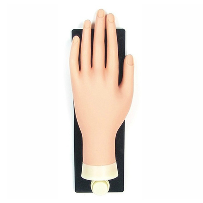 Nail Salon Practice Hand Soft Plastic Fake Practice Hand for Nail Art Training