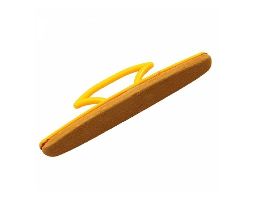 Yellow Professional Single Side Nail Buffer , Nail Art Cream Buffer