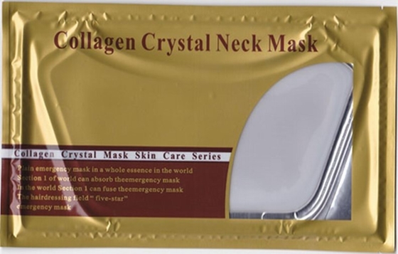 Transparent 24k Collagen Facial Mask Gold Anti Wrinkle For Neck SJ-055