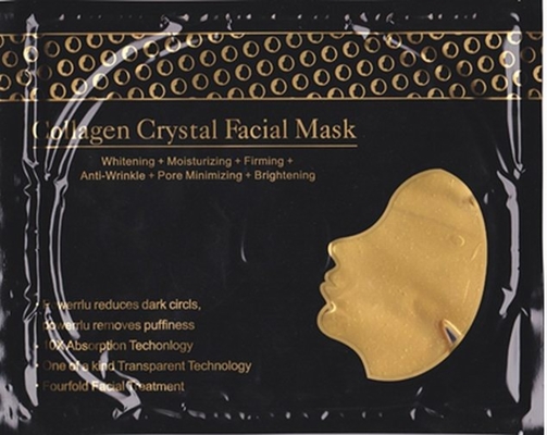 24k Gold bio Collagen Facial Mask Glycerin Hyaluronic Acid OEM ODM SM-015