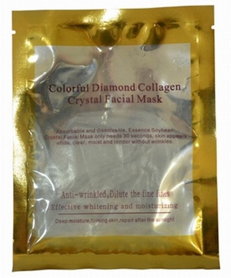 Beauty Folding Silver Diamond Facial Mask Moisturizing Purify SM-038
