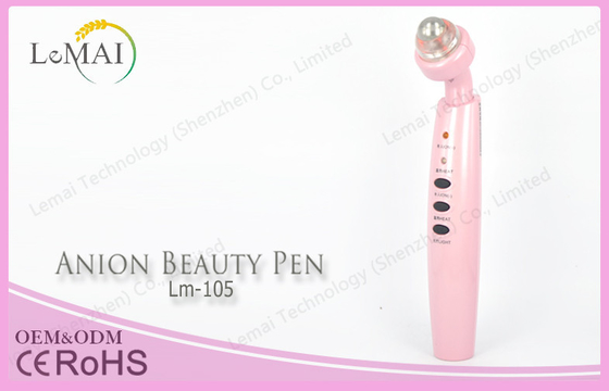 Portable Negative Ion Ultrasonic Beauty Device For Salon  / Anti-wrinkle Pen