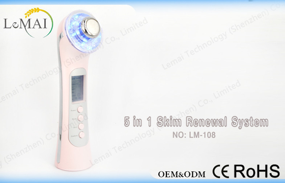 Photon Therapy Facial Massager Ultrasonic Beauty Device For Deeply Cleaning Face