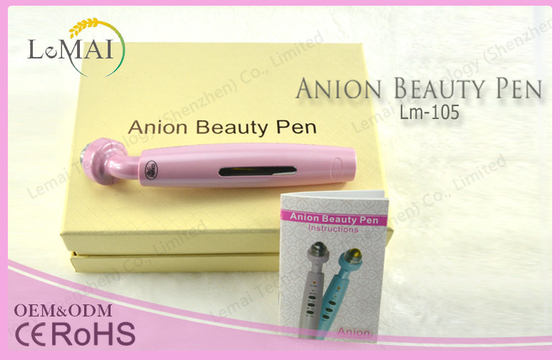 Home Eye Massager Pen / Ultrasonic Beauty Device Anion with Light therapy