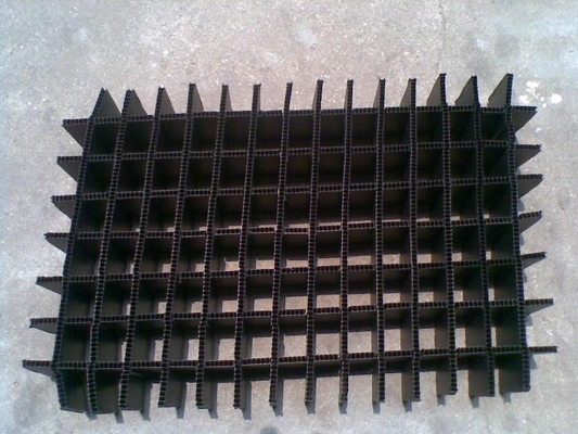 Black / White Heat resistance Foldable Plastic Divider Sheets for buffer / packing