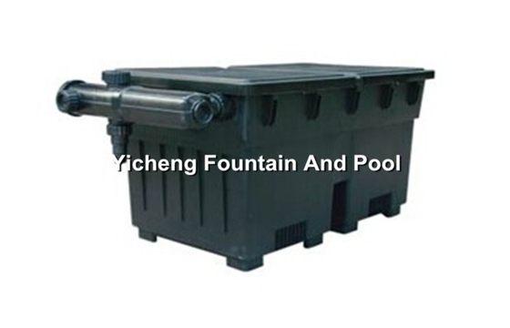 Embedded Type Biological Fish Pond UV Filtration System For 7m3 Pond