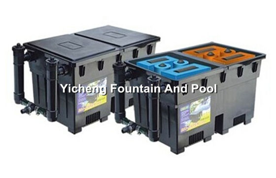Construction Type Biological Fish Pond Filtration System , UV Filtration System