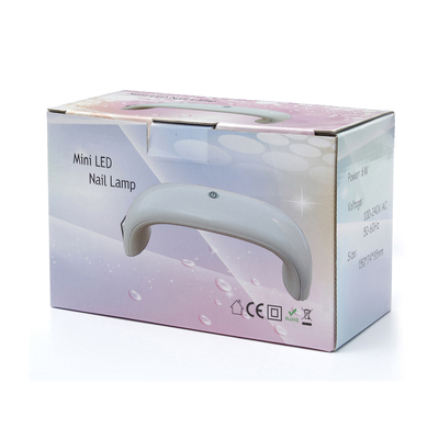 Portable Mini 6w Nail UV Lamp Professional Nail Dryer Red / Black