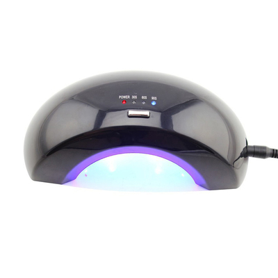 Long Life Pink / Black Mini 6w Led Lamp Nail Dryer With Bridge Shape