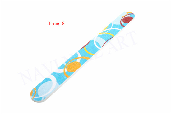 Manicure Finger tool Nail Buffer Full color Printing Pattern Triangle
