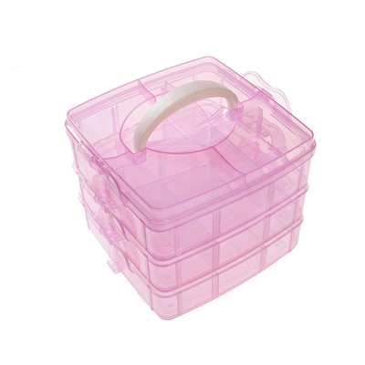 Small Durable Nail Art Tool Box , Display portable tool boxes