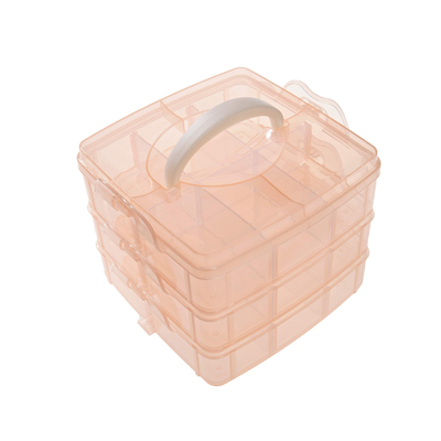 Small Durable Nail Art Tool Box , Display portable tool boxes