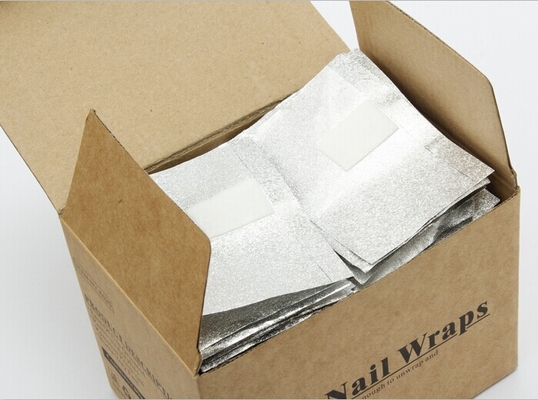 Nail Tool Foil Nail Wraps with Cotton for Removing Gel Polish