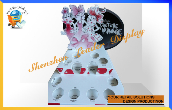 OEM Recycled Corrugated Paper Cardboard Counter Display Boxes For Nail Polish