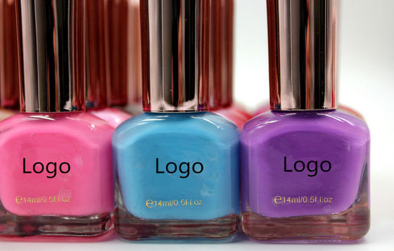 Private Label Customized Nail Polish , Women Gel Nail Polish 14ml