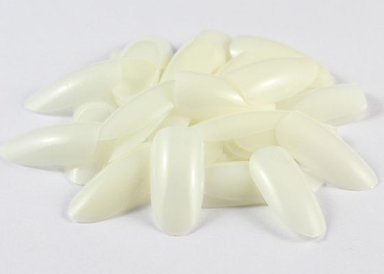 500 Pcs Artificial Cream Color Nail Painting Tips French Full Cover Acrylic