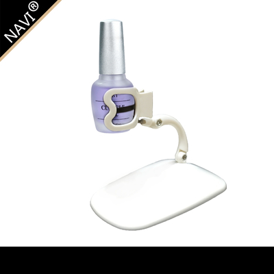 White Nail Art Tools Nail Polish Bottle Gripper  UV Gel Polish Bottle Clamp