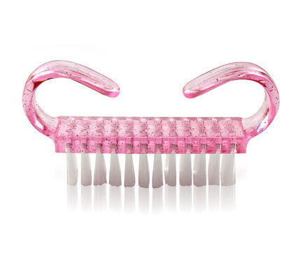 beautiful pink manicure Nail Art Brushes with Handy Plastic Handle